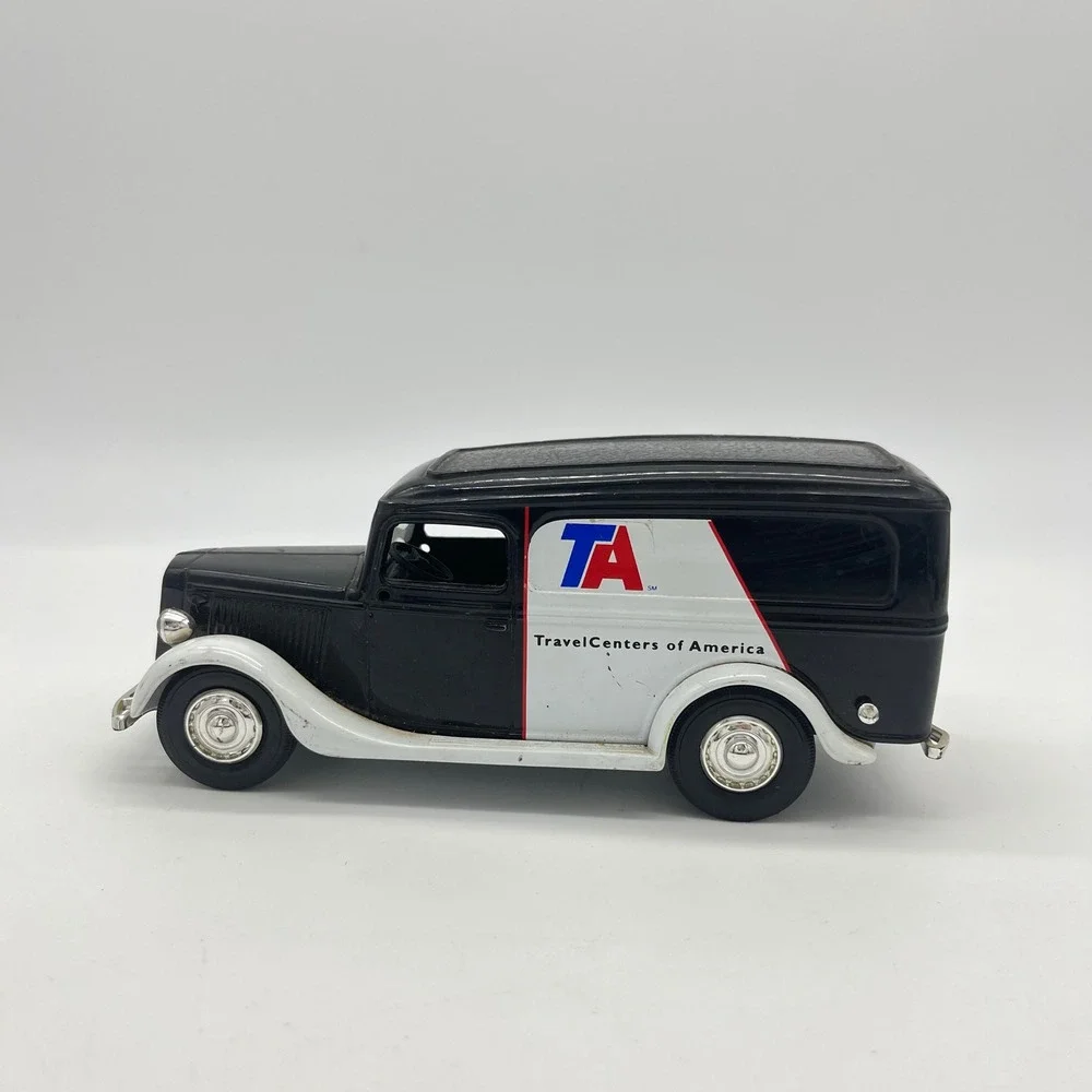 Vintage Ertl 1936 Ford Panel Van Travel Centers of America Vehicle Bank Die Cast